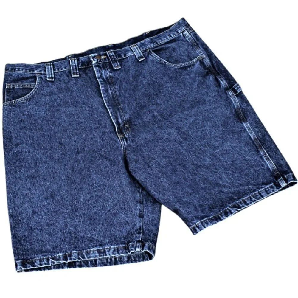 Wrangler Jean Shorts Carpenter Shorts Blue Denim Men’s Size 46 Regular